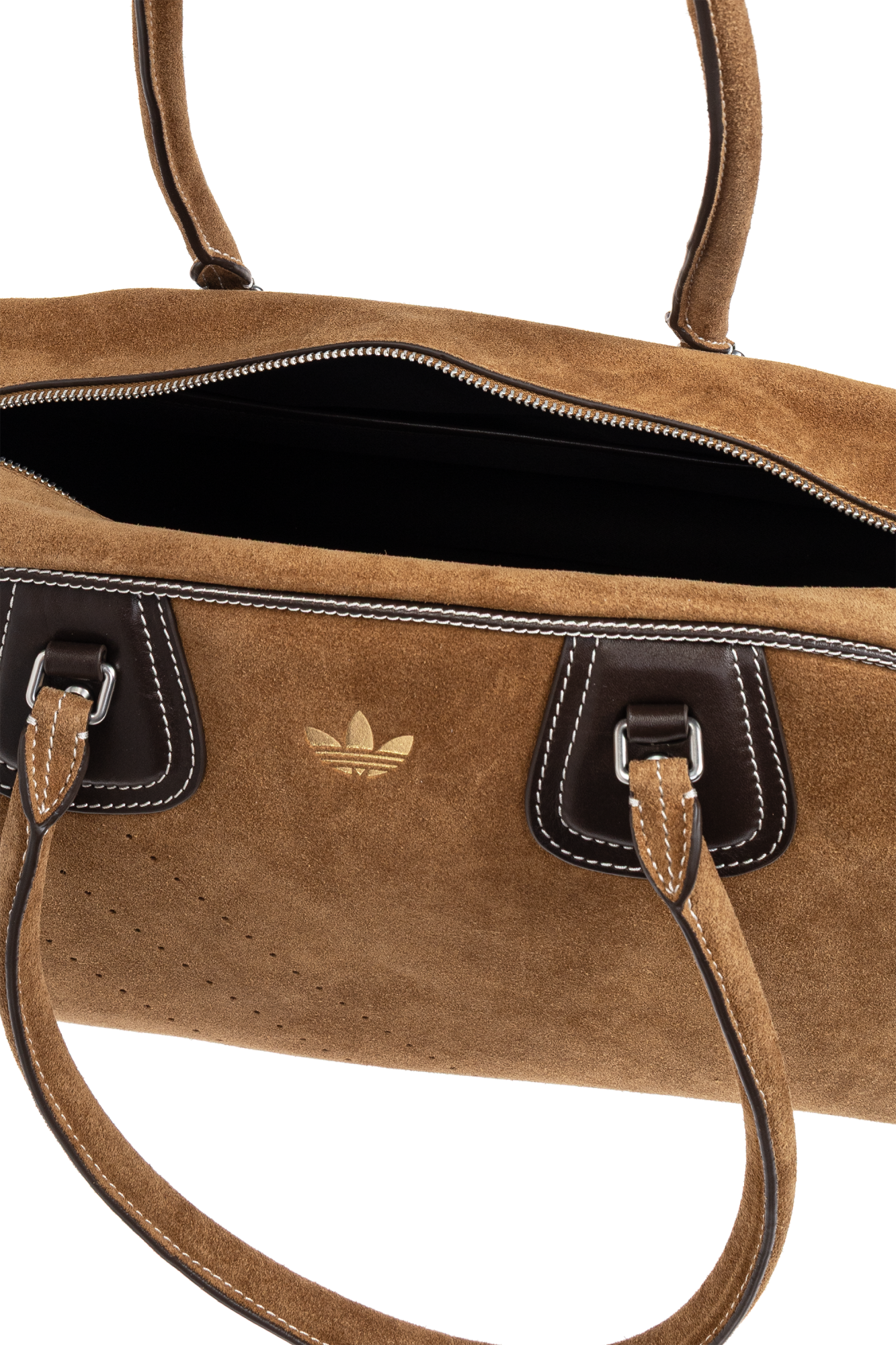 adidas wales bonnerスエード ボストンバッグ ブラウン ◇コラボ◇WALES BONNER X ADIDAS SUEDE BOWLING BAG◇正規品
